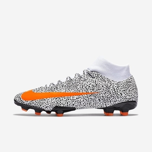 Crampon De Foot Nike Mercurial Superfly 7 Academy CR7 Safari MG Blanche 0653-481 White/Black/Total Orange Femme | SNH-82200884